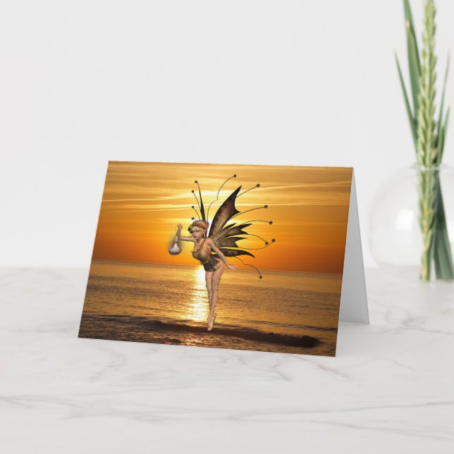 Carte de voeux Pixie Lantern (Devant)