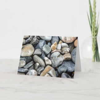 Carte de voeux Plage Stones