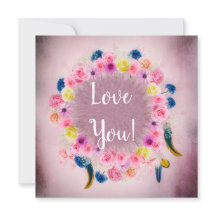 Carte de voeux plat mariage