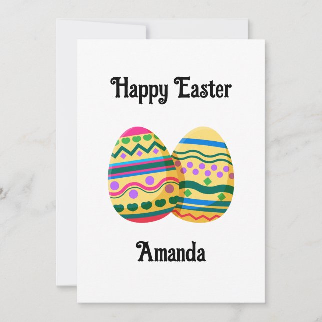 Carte de Vœux Plate (Devant)