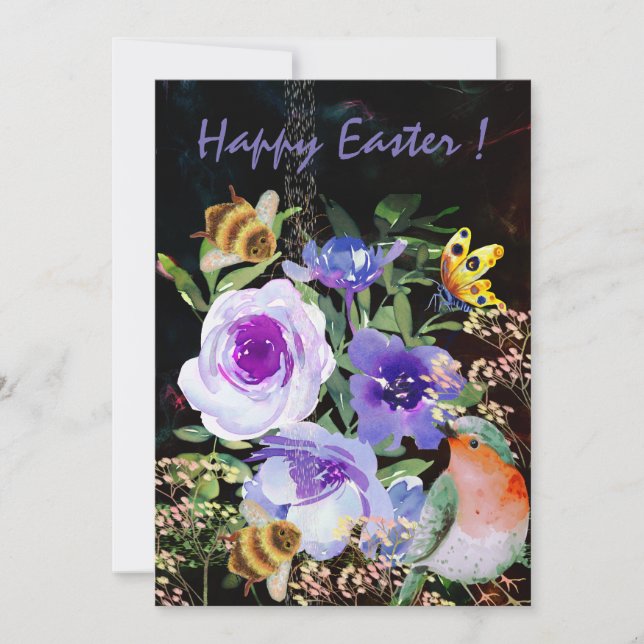 Carte de Vœux Plate (Devant)