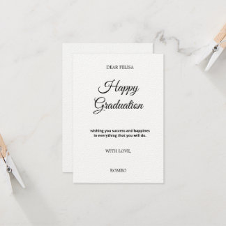 Carte de vœux plate 3,5" x 5"