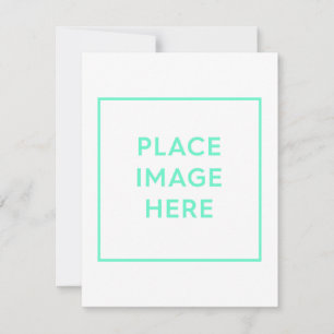 Carte de voeux plate de 4,25 po x 5,5 po