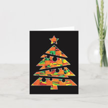 Carte de vœux pliante 'Arbre de Litmas'