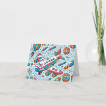 Carte de voeux pliée