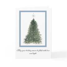 Carte de vœux pliée