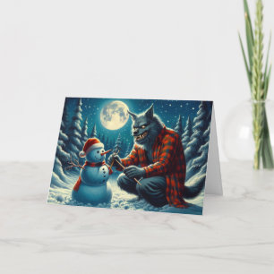 Carte de voeux pliée