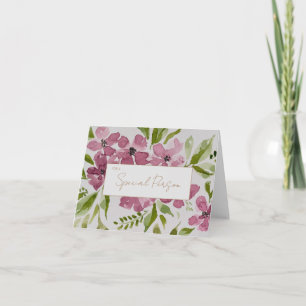 Carte de voeux pliée