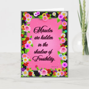 Carte de voeux pliée