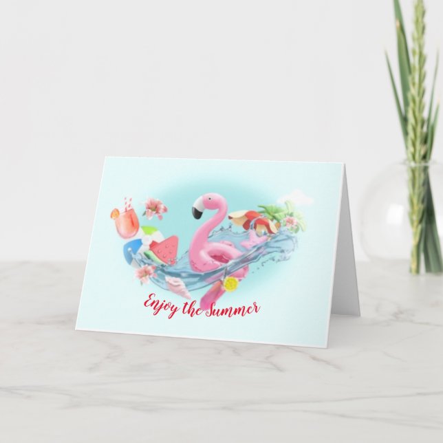 Carte de vœux pliée (Devant)