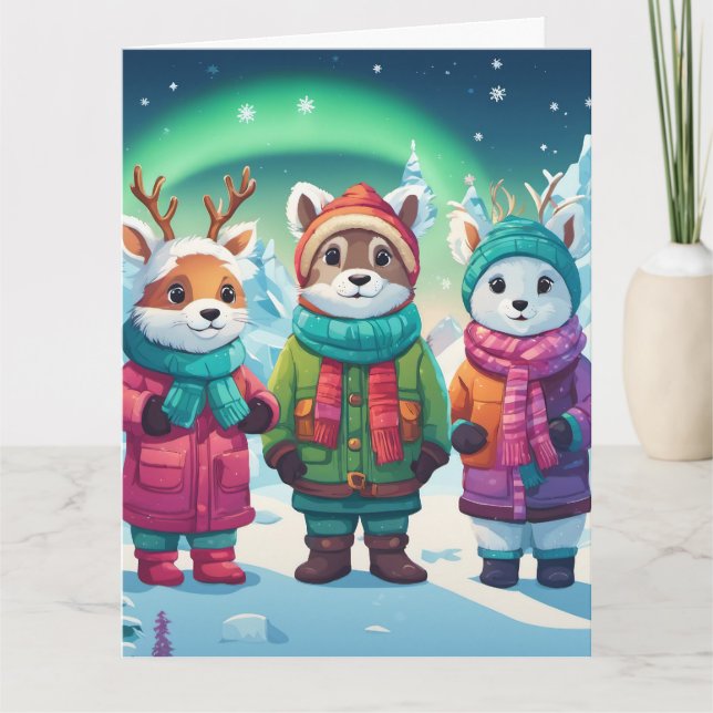 Carte de voeux pliée (Devant)