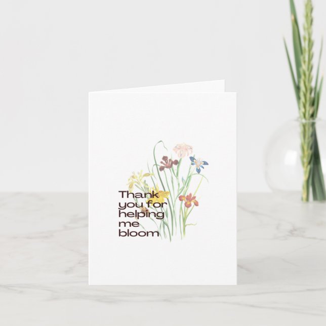 Carte de voeux pliée (Devant)