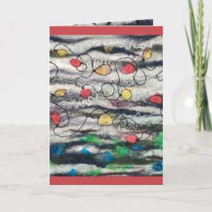 Carte de voeux pliée 5" x 7"