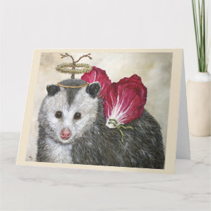 Carte de voeux pliée 8,5 x 11 (Angel Dan)