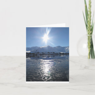 Carte de voeux pliée Alaska Small, 4 po x 5,6 po