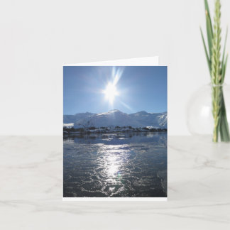 Carte de voeux pliée Alaska Small, 4 po x 5,6 po