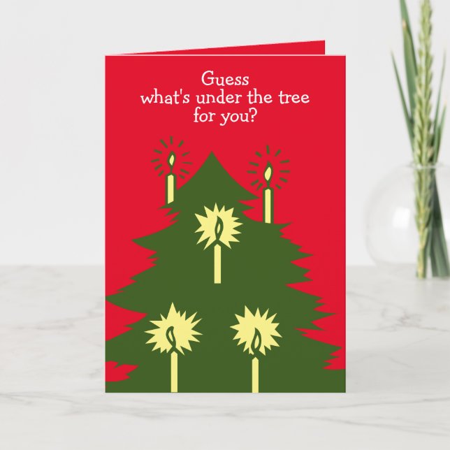 Carte de voeux pliée aux échecs de Noël (Devant)