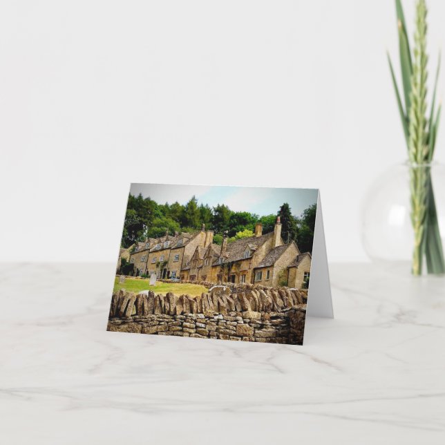 Carte de voeux pliée avec motif photo d'Angleterre (Devant)