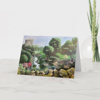 Carte de voeux pliée Blarney Castle