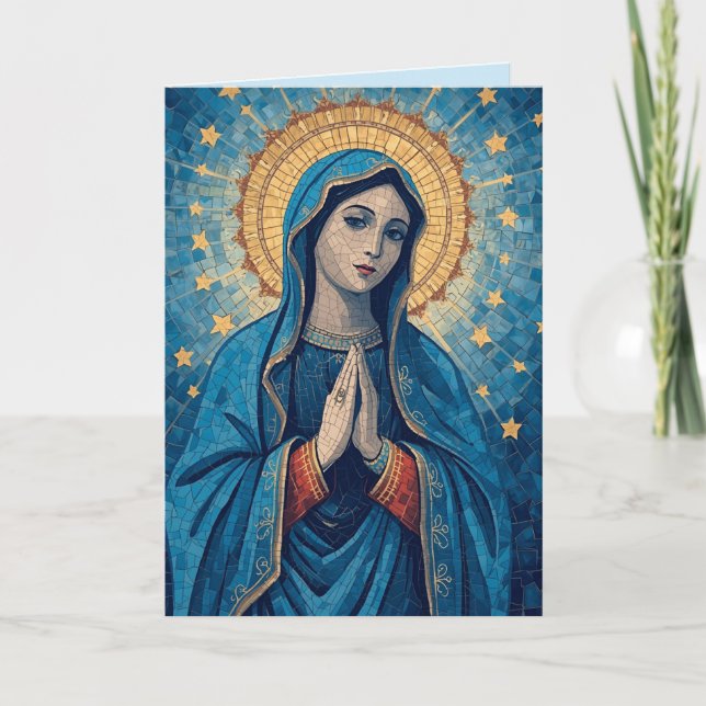 Carte de voeux pliée de Marie (Devant)