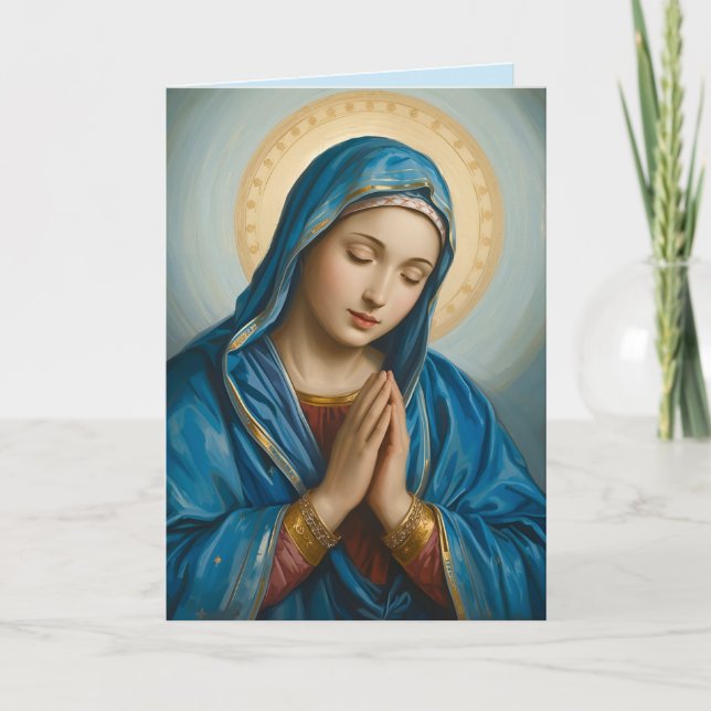 Carte de voeux pliée de Marie (Devant)