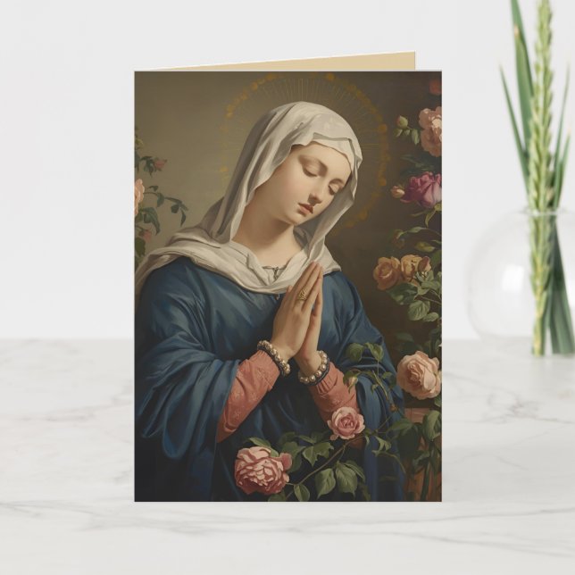 Carte de voeux pliée de Marie (Devant)