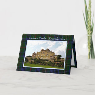 Carte de voeux pliée du château de Culzean de Kenn