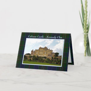 Carte de vœux pliée du château de Culzean du clan