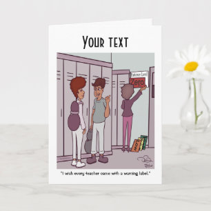 Carte de voeux pliée du niveau de patient