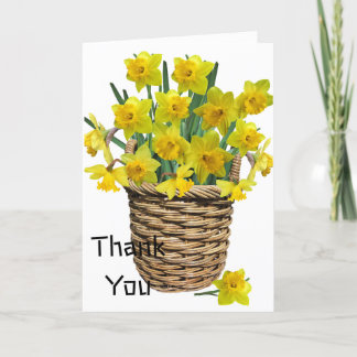 Carte de voeux pliée en Merci