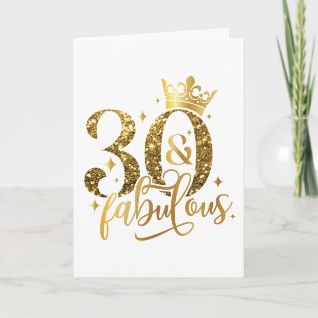 Carte de vœux pliée Joyeux Anniversaire (Devant)