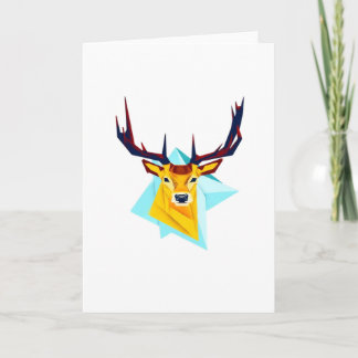 Carte de vœux pliée minimaliste de style rustique