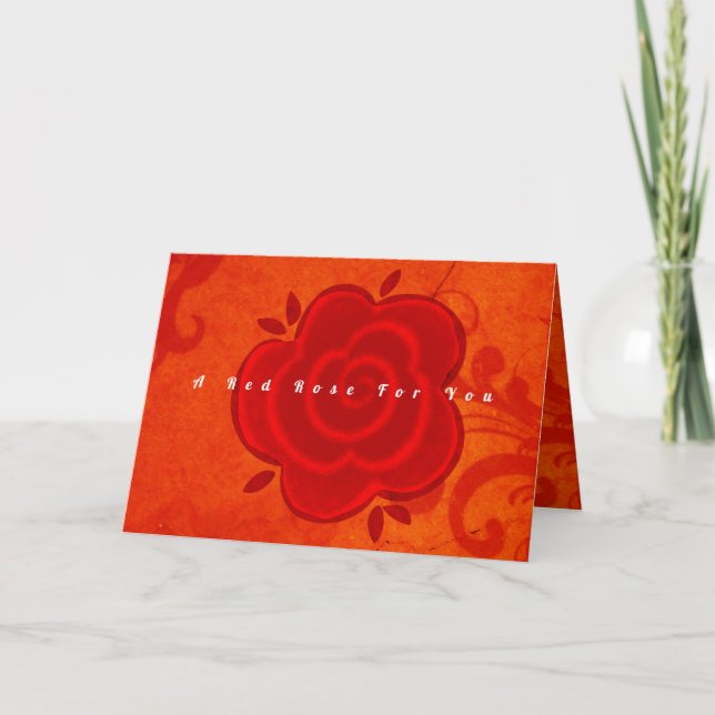 Carte de vœux pliée pour anniversaire de mariage a (Devant)