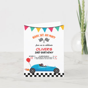 Carte de vœux pliée pour l'anniversaire des enfant