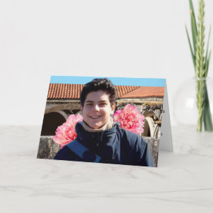 Carte de voeux pliée Saint Carlo Acutis