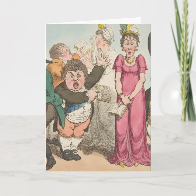 Carte de vœux pliée - Surprise (Devant)