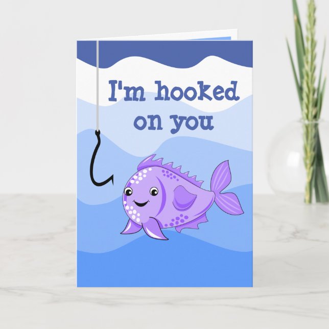 Carte de voeux pliée Valentine (Devant)