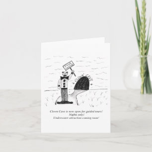 Carte de voeux pliée (vide à l'intérieur)