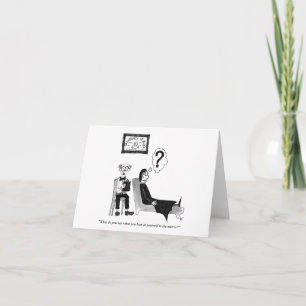 Carte de voeux pliée (vide à l'intérieur)