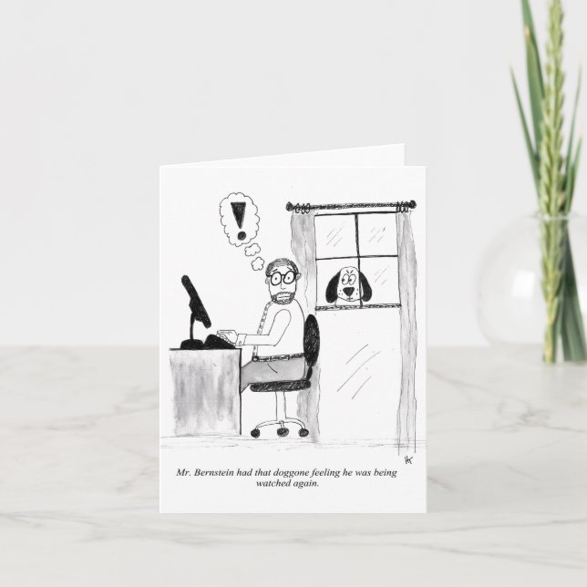 Carte de voeux pliée (vide à l'intérieur) (Devant)