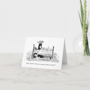 Carte de voeux pliée (vide à l'intérieur)