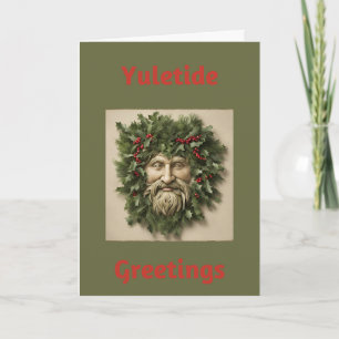 Carte de voeux pliée Yuletide