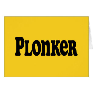 Carte de voeux Plonker