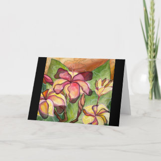 Carte de voeux : "Plumeria de Vivian"