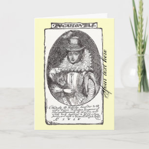 Carte de voeux Pocahontas