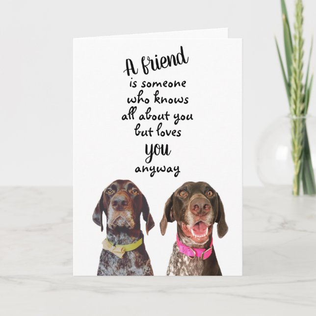 Carte de voeux PointerProblems Friendship (Devant)