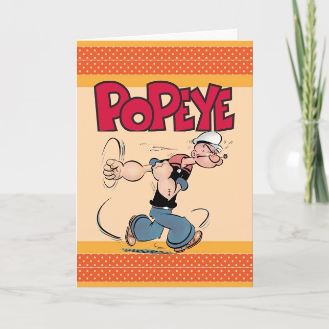Carte de voeux Popeye (Devant)