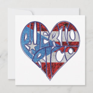 Carte de voeux Porto Rico Love
