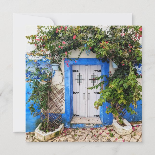 Carte de voeux Portugal Porte (Devant)