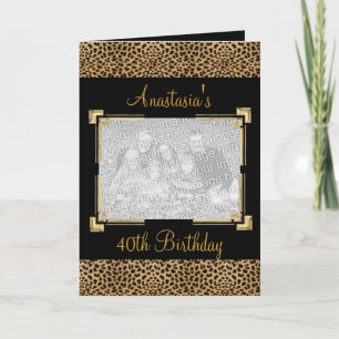 Carte de voeux Poster de animal noir photo